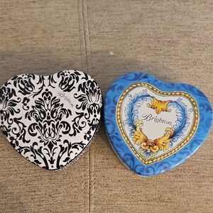 Brighton Heart-Shaped Decorative Tins